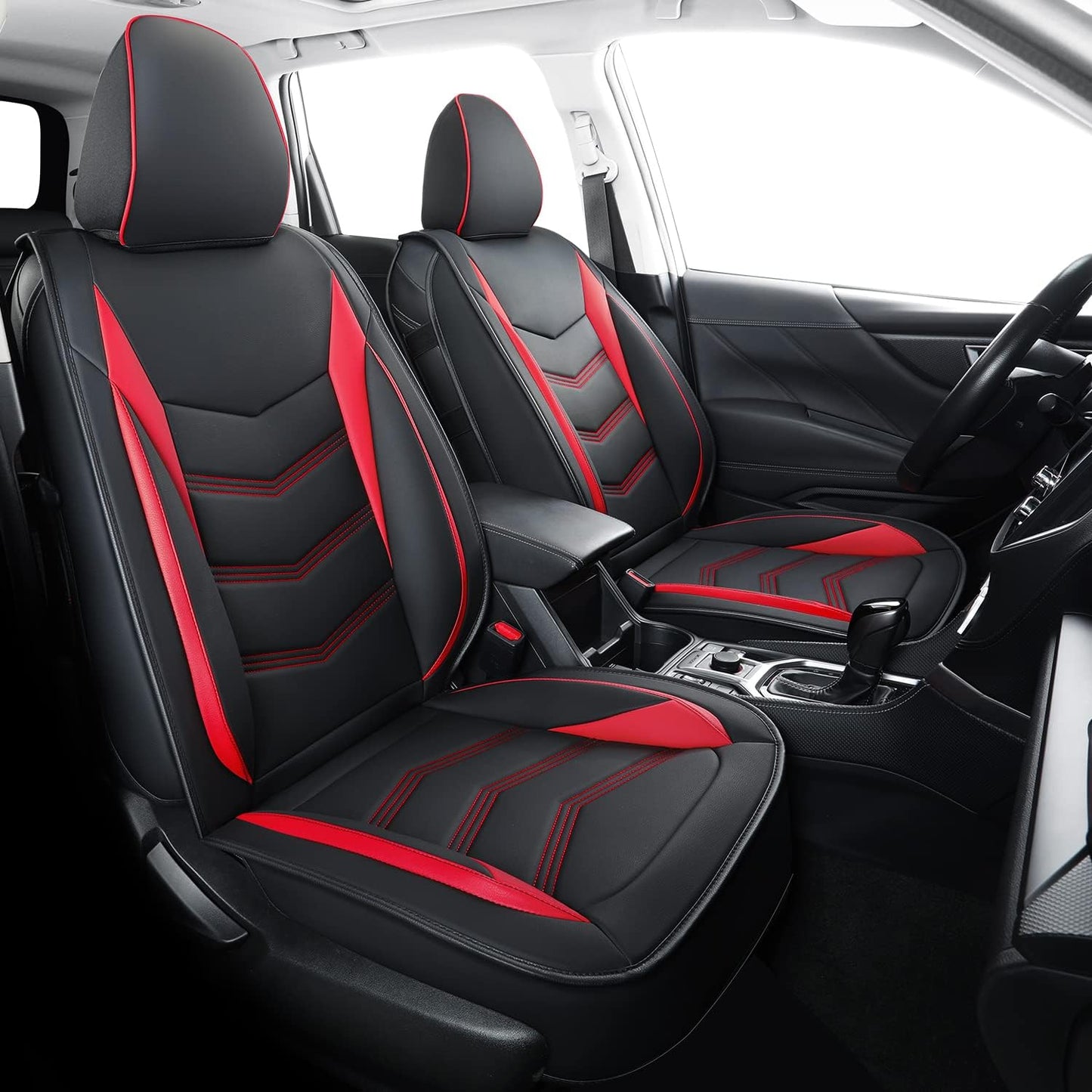 Subaru Seat Forester/Outback Covers Full Set, fit for 2014-2024 Subaru Forester Outback Sport Limited Touring Platinum with Water Proof Faux Leather Versatile, comfortable leather for all seasons