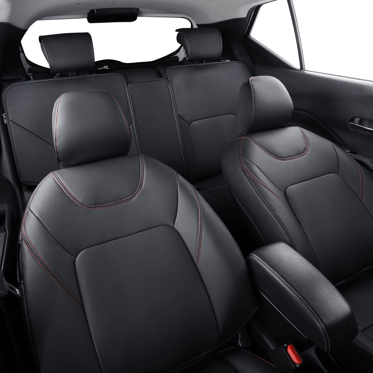 Nissan Kicks Seat Covers Custom,Fit 2018-2024 Kicks Seat Covers SV,SR,S,Front Set,Full Set, Waterproof artificial leather seat cover