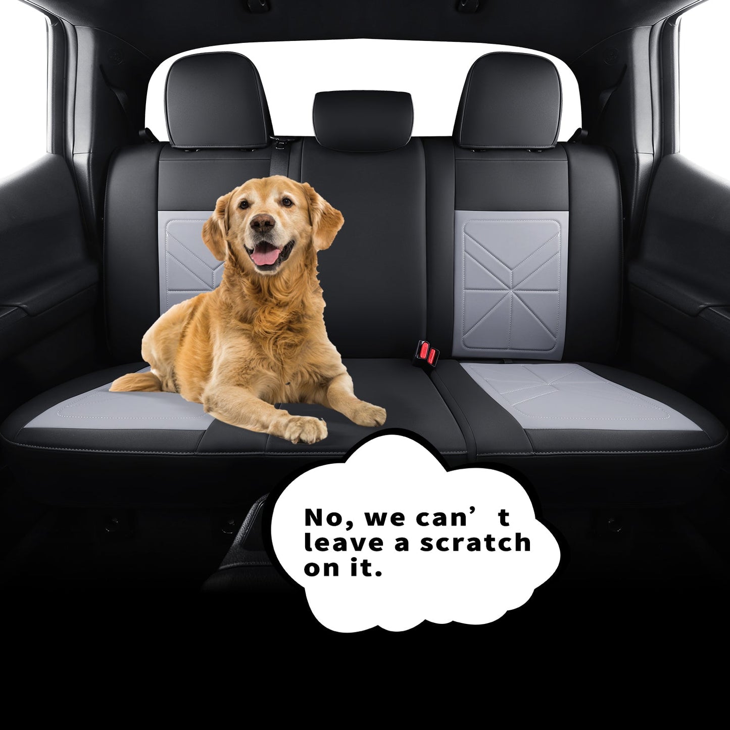2005-2023 Tacoma Seat Covers Custom Double Cab,Waterproof leather seat cover, all seasons including trims like SR, SR5, Limited, TRD Off Road, TRD Pro, TRD Sport, etc. comfortable and breathable