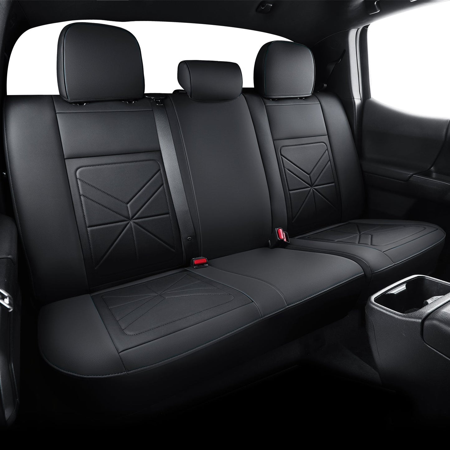 2005-2023 Tacoma Seat Covers Custom Double Cab,Waterproof leather seat cover, all seasons including trims like SR, SR5, Limited, TRD Off Road, TRD Pro, TRD Sport, etc. comfortable and breathable