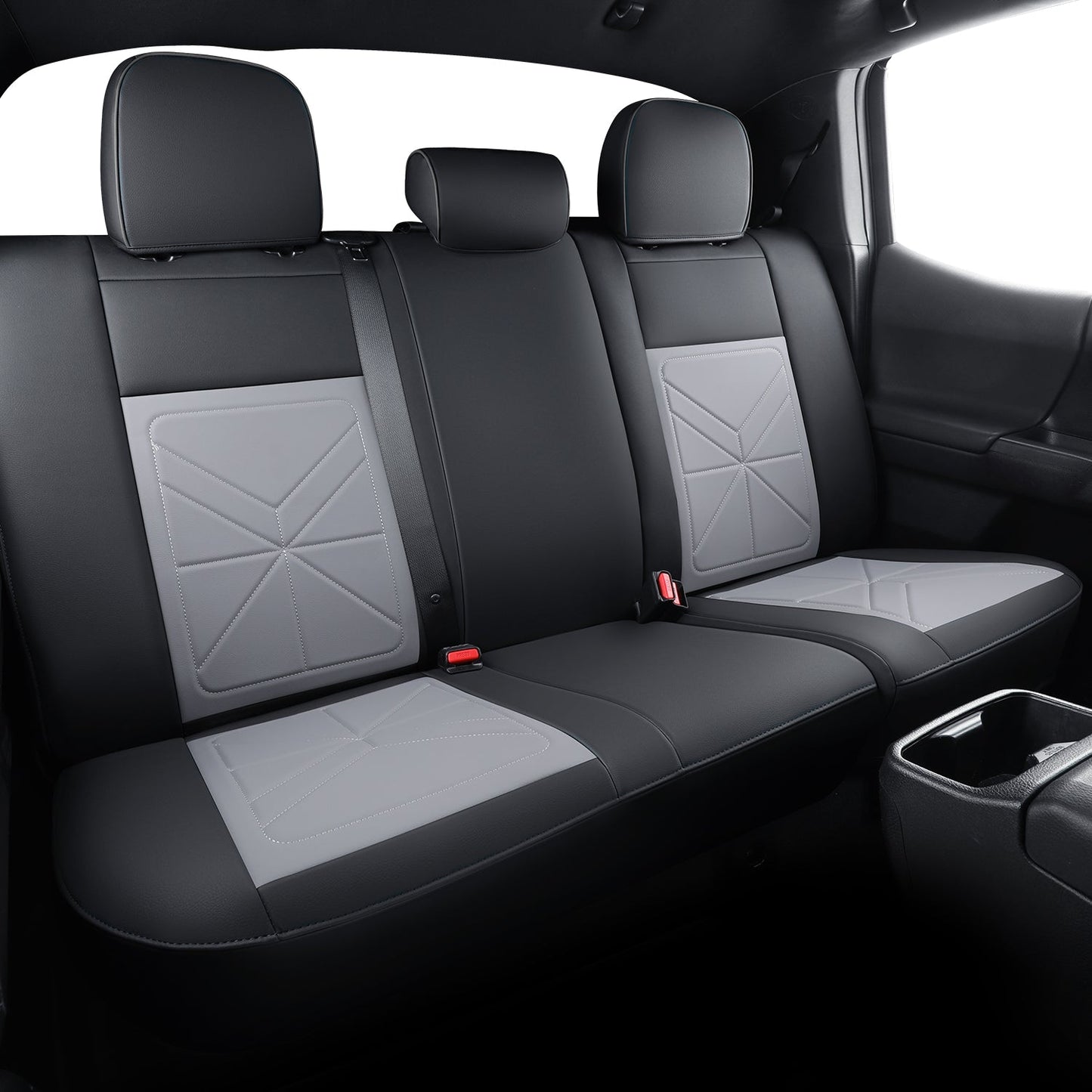 2005-2023 Tacoma Seat Covers Custom Double Cab,Waterproof leather seat cover, all seasons including trims like SR, SR5, Limited, TRD Off Road, TRD Pro, TRD Sport, etc. comfortable and breathable