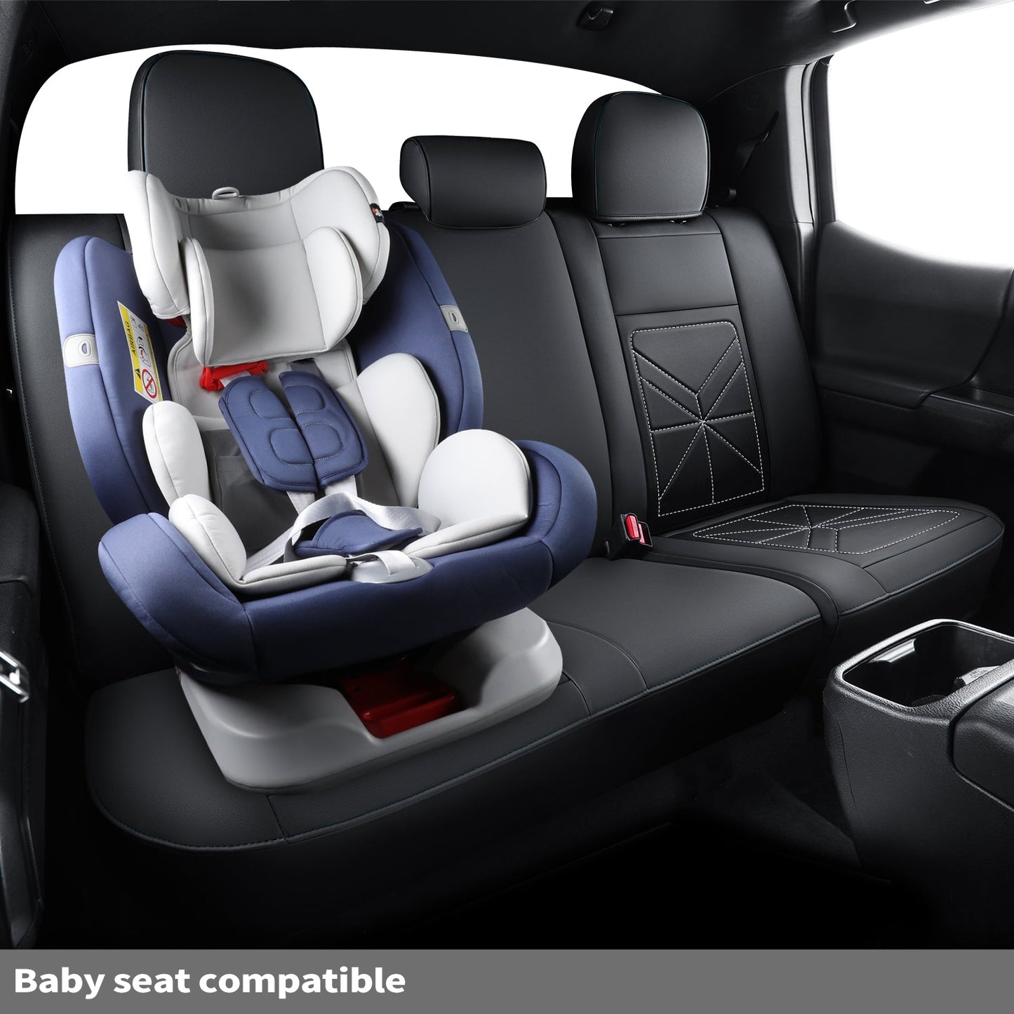 2005-2023 Tacoma Seat Covers Custom Double Cab,Waterproof leather seat cover, all seasons including trims like SR, SR5, Limited, TRD Off Road, TRD Pro, TRD Sport, etc. comfortable and breathable