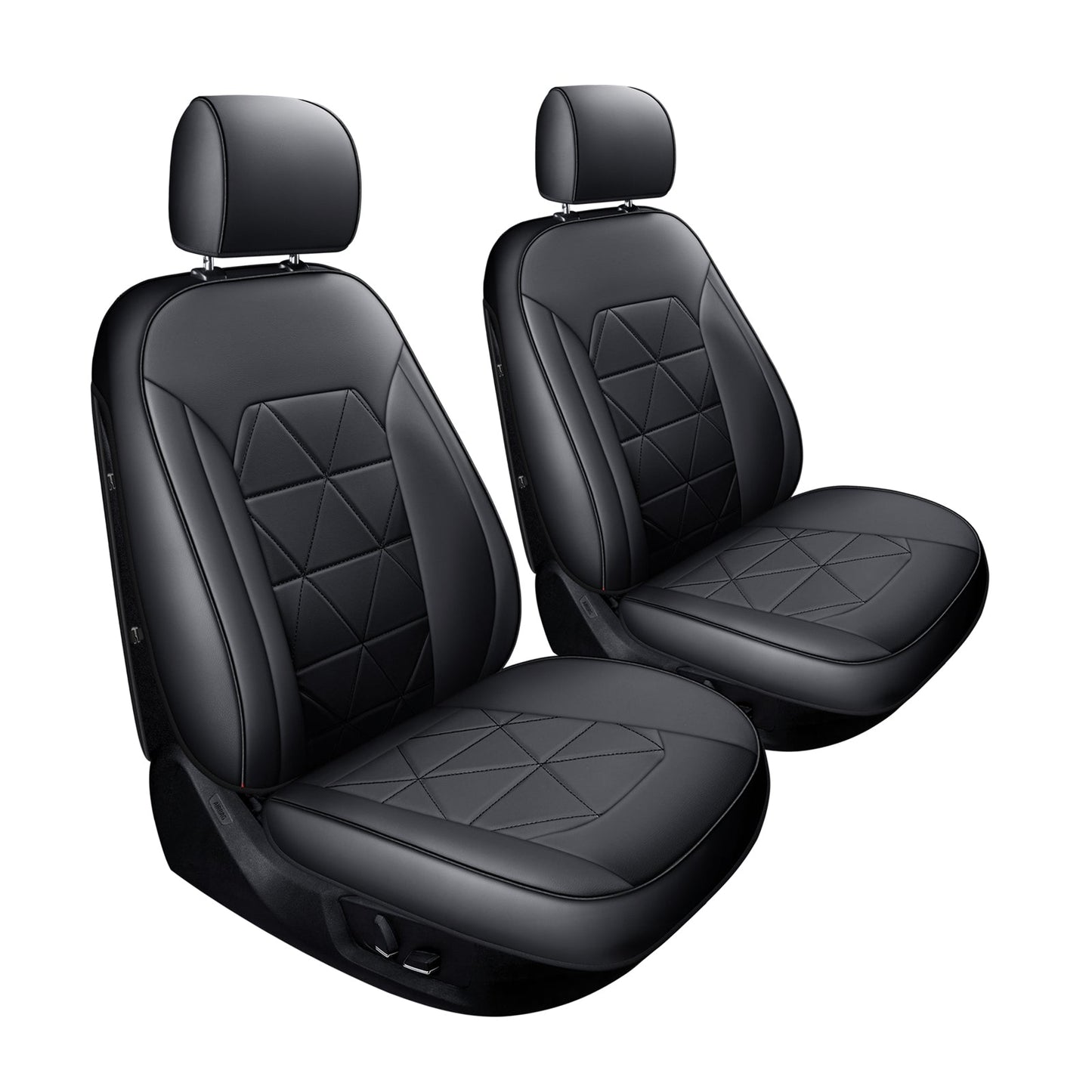 F150 Seat Covers For 2015-2024 F150 CrewCab&2017-2020 F250,F350,F450 CrewCab Waterproof Faux leather