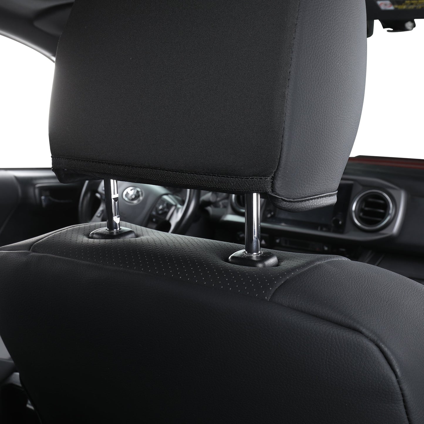 Tacoma Full Seat Covers, suitable for Tacoma 2016-2023 Seat covers for five persons double cab, artificial leather, four seasons available, breathable and comfortable