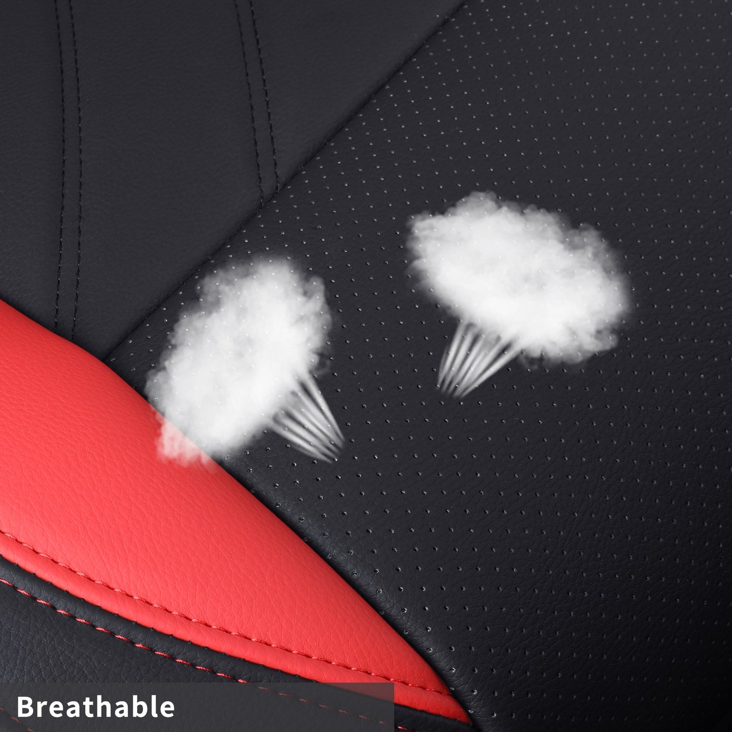 Tacoma Full Seat Covers, suitable for Tacoma 2016-2023 Seat covers for five persons double cab, artificial leather, four seasons available, breathable and comfortable