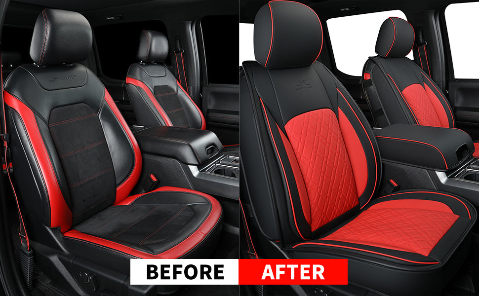 F150 Full Set Seat Covers, Fit 2015-2023 Ford F150 and 2017-2023 F250 F350 F450
