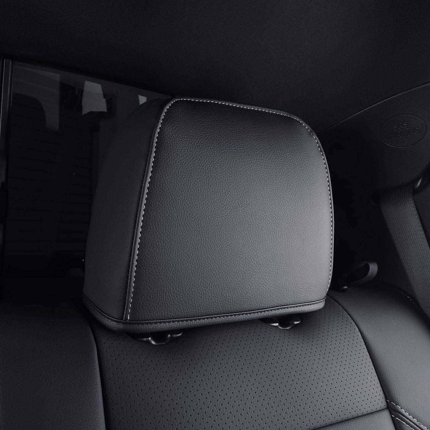 Tacoma Full Seat Covers, suitable for Tacoma 2016-2023 Seat covers for five persons double cab, artificial leather, four seasons available, breathable and comfortable