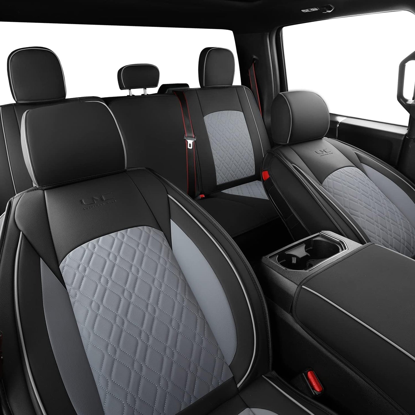 F150 Full Set Seat Covers, Fit 2015-2023 Ford F150 and 2017-2023 F250 F350 F450