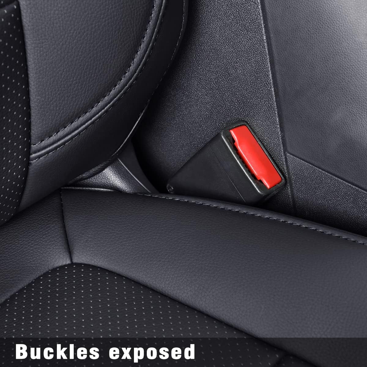 Custom Compatible with the Chevy Equinox Seat Covers 2018-2023 with Faux Leather