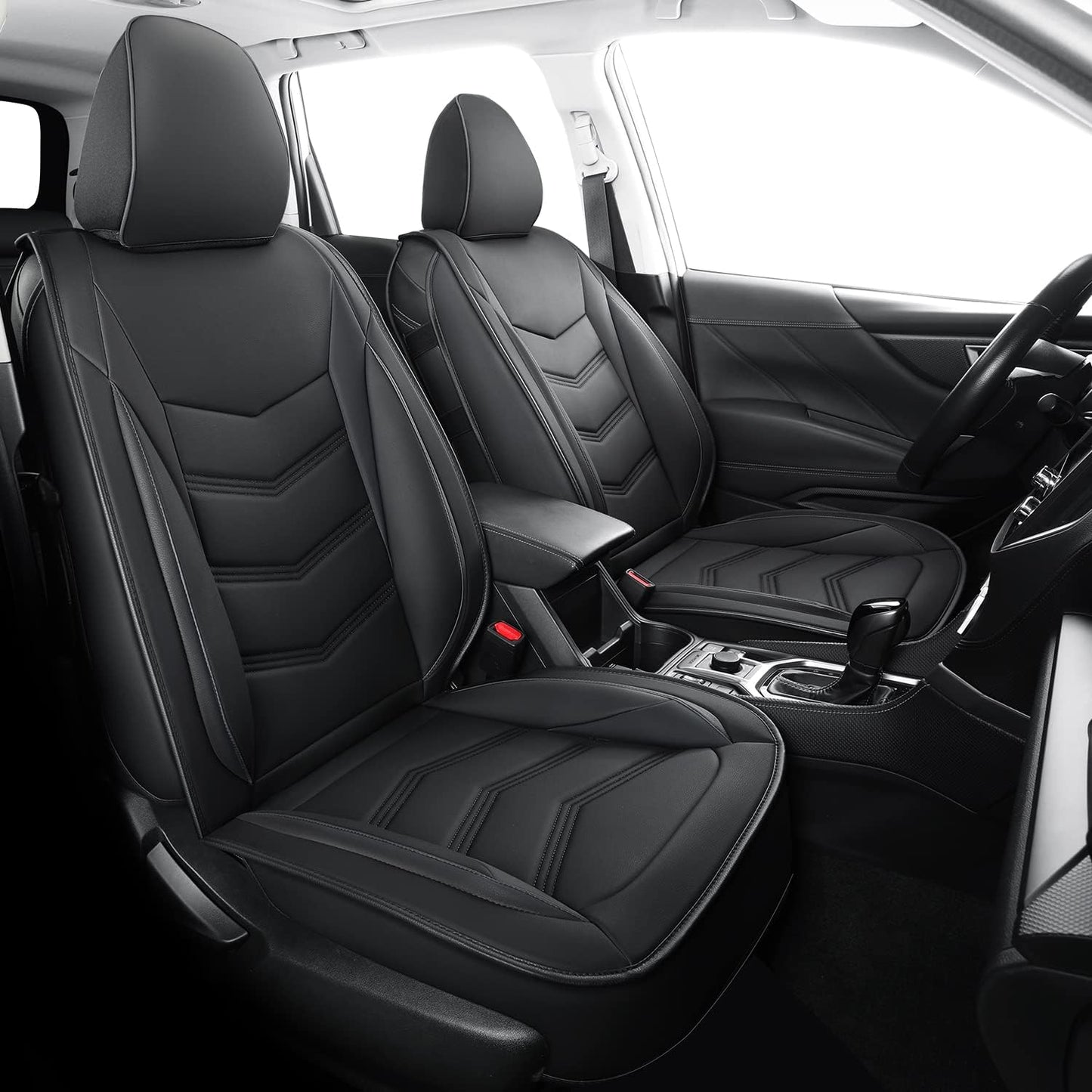 Subaru Seat Forester/Outback Covers Full Set, fit for 2014-2024 Subaru Forester Outback Sport Limited Touring Platinum with Water Proof Faux Leather Versatile, comfortable leather for all seasons