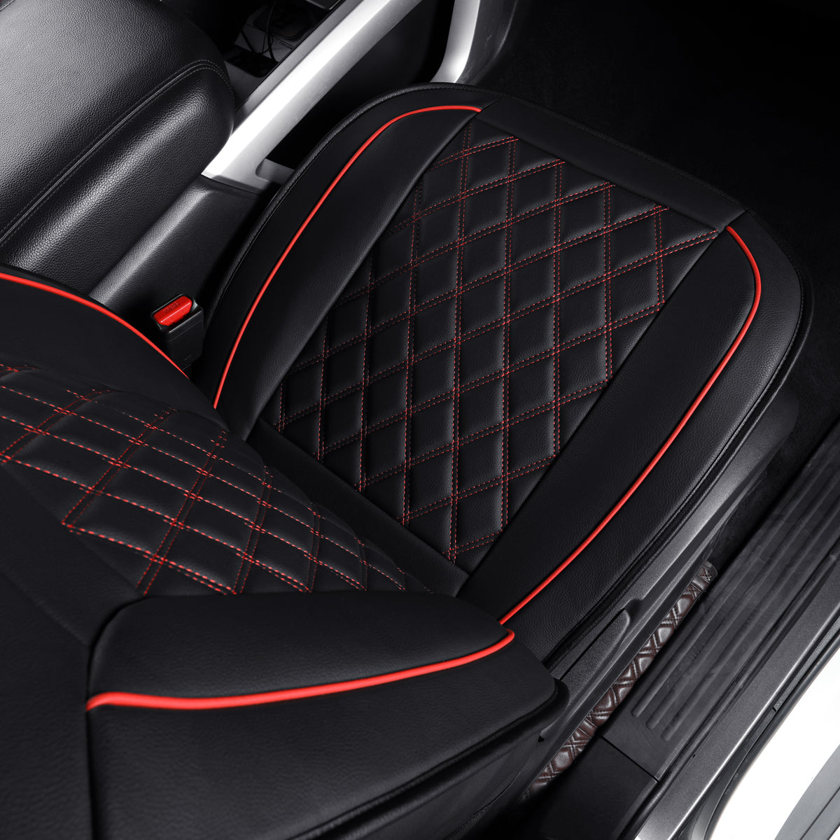 2018-2024 Titan Seat Covers leather Fit Nissan .SV. PRO-4X. Platinum Reserve .S. SL. Crew Caba and Extended Cab&Regular Cab truck Waterproof seat cover
