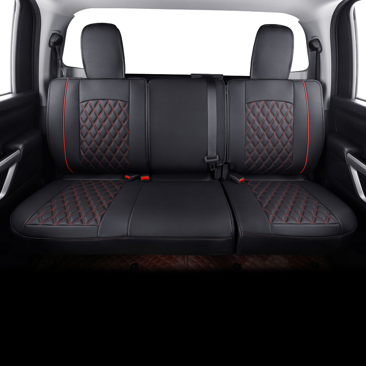 2018-2024 Titan Seat Covers leather Fit Nissan .SV. PRO-4X. Platinum Reserve .S. SL. Crew Caba and Extended Cab&Regular Cab truck Waterproof seat cover