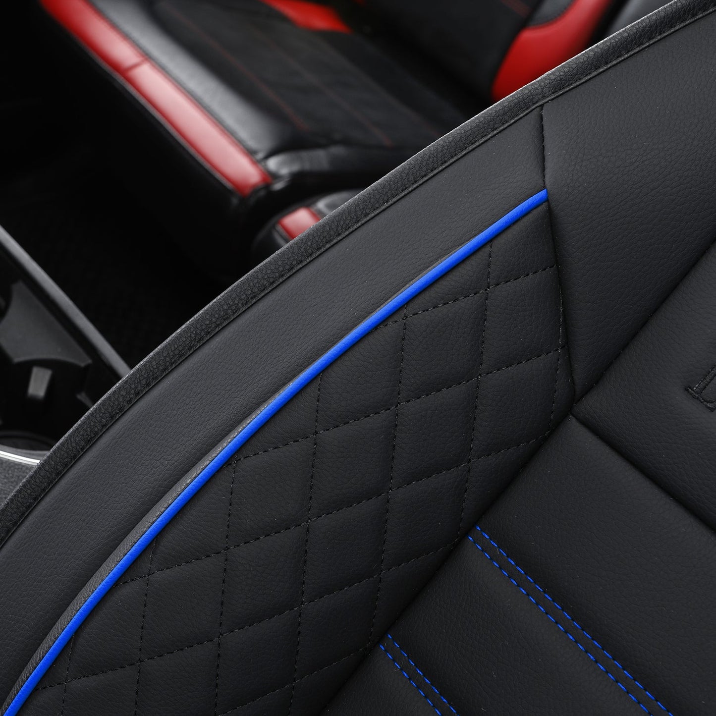 F150 Seat Covers Full Set with Waterproof Leather, Automotive Vehicle Cushion Cover for Cars SUV Pick-up Truck Fit for 2009 to 2024 Ford F150 Carhartt and 2017 to 2023 F250 F350 F450