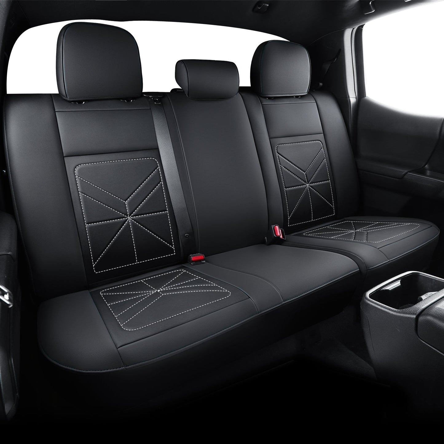 2005-2023 Tacoma Seat Covers Custom Double Cab,Waterproof leather seat cover, all seasons including trims like SR, SR5, Limited, TRD Off Road, TRD Pro, TRD Sport, etc. comfortable and breathable