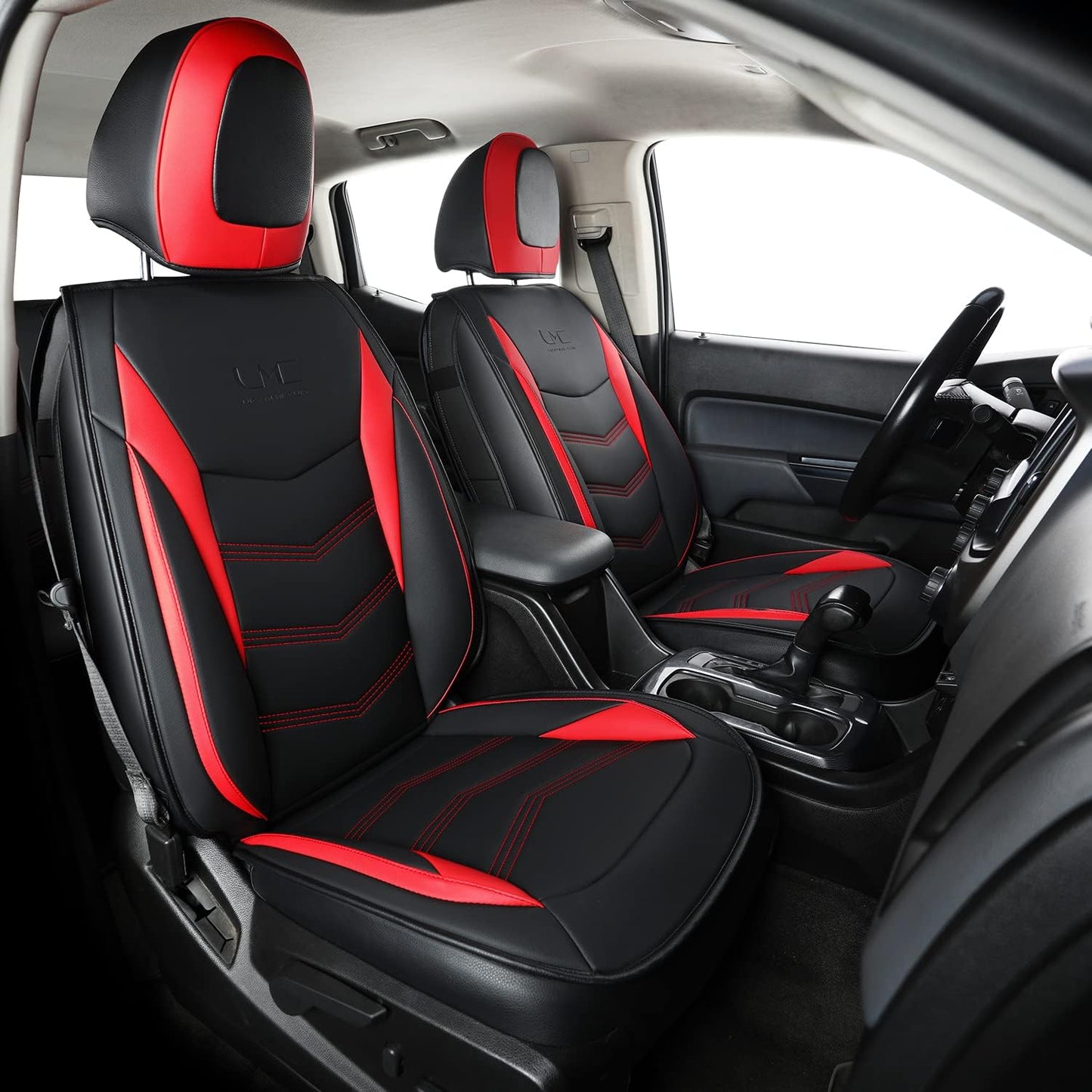 Colorado Seat Covers suitable for Chevrolet 2015-2022 Colorado Canyon cab Z71 LT ZR2 work truck and 2015-2024 GMC Canyon fully enclosed seat cover with waterproof faux leather