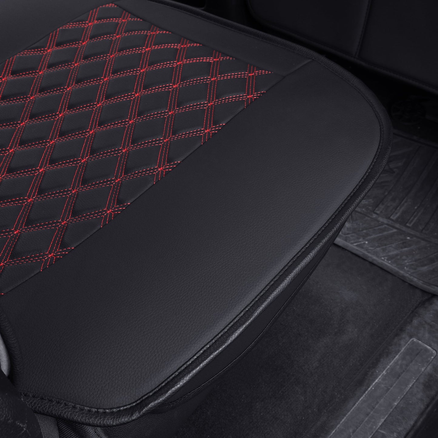 Chevy Silverado GMC Sierra Truck Seat Covers Trail Boss Z71 Pickup 2007-2024 1500 2500HD 3500HD Crew Double Extended Cab Waterproof Leather