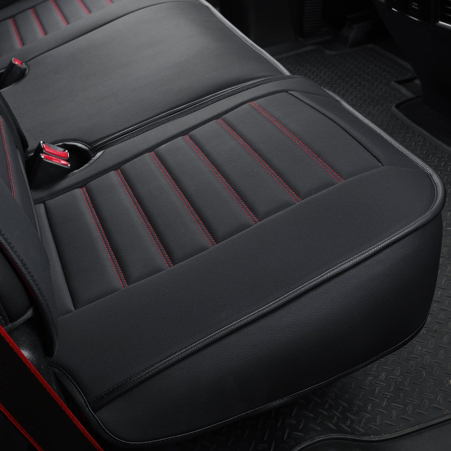 F150 Seat Covers Full Set with Waterproof Leather, Automotive Vehicle Cushion Cover for Cars SUV Pick-up Truck Fit for 2009 to 2024 Ford F150 Carhartt and 2017 to 2023 F250 F350 F450