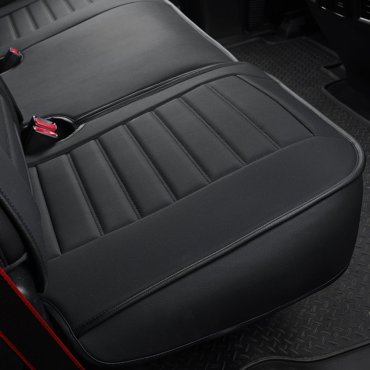 F150 Seat Covers Full Set with Waterproof Leather, Automotive Vehicle Cushion Cover for Cars SUV Pick-up Truck Fit for 2009 to 2024 Ford F150 Carhartt and 2017 to 2023 F250 F350 F450