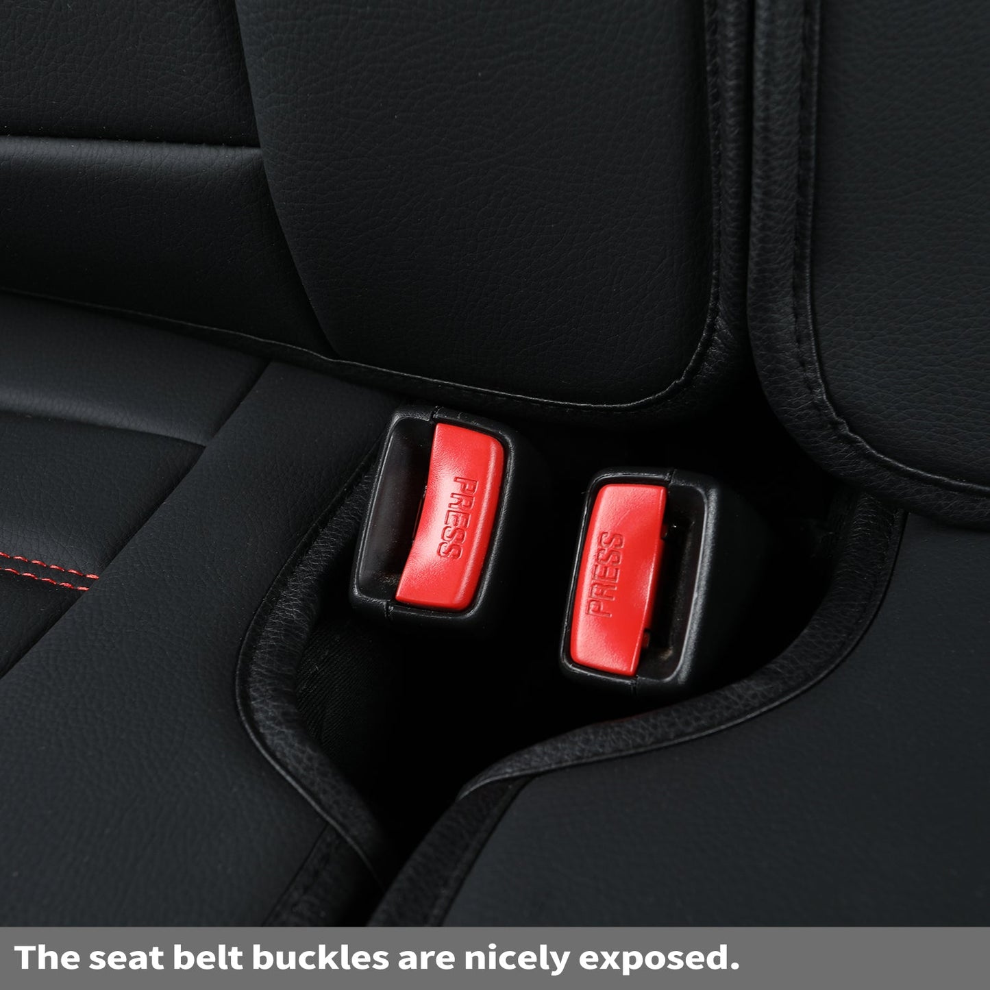 F150 Seat Covers Full Set with Waterproof Leather, Automotive Vehicle Cushion Cover for Cars SUV Pick-up Truck Fit for 2009 to 2024 Ford F150 Carhartt and 2017 to 2023 F250 F350 F450