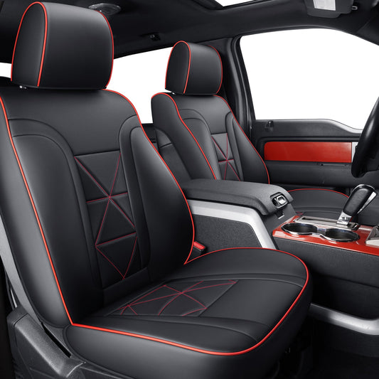 Ford F150 Seat Covers,For 2009-2014 F150 CrewCab 2011-2016 F250 F350 Waterproof faux leather All seasons are good Free delivery