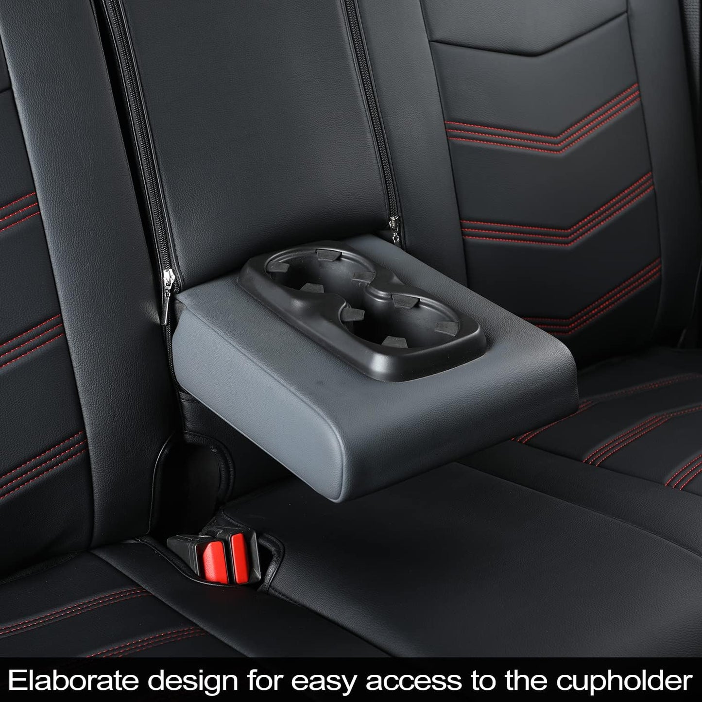 Colorado Seat Covers suitable for Chevrolet 2015-2022 Colorado Canyon cab Z71 LT ZR2 work truck and 2015-2024 GMC Canyon fully enclosed seat cover with waterproof faux leather