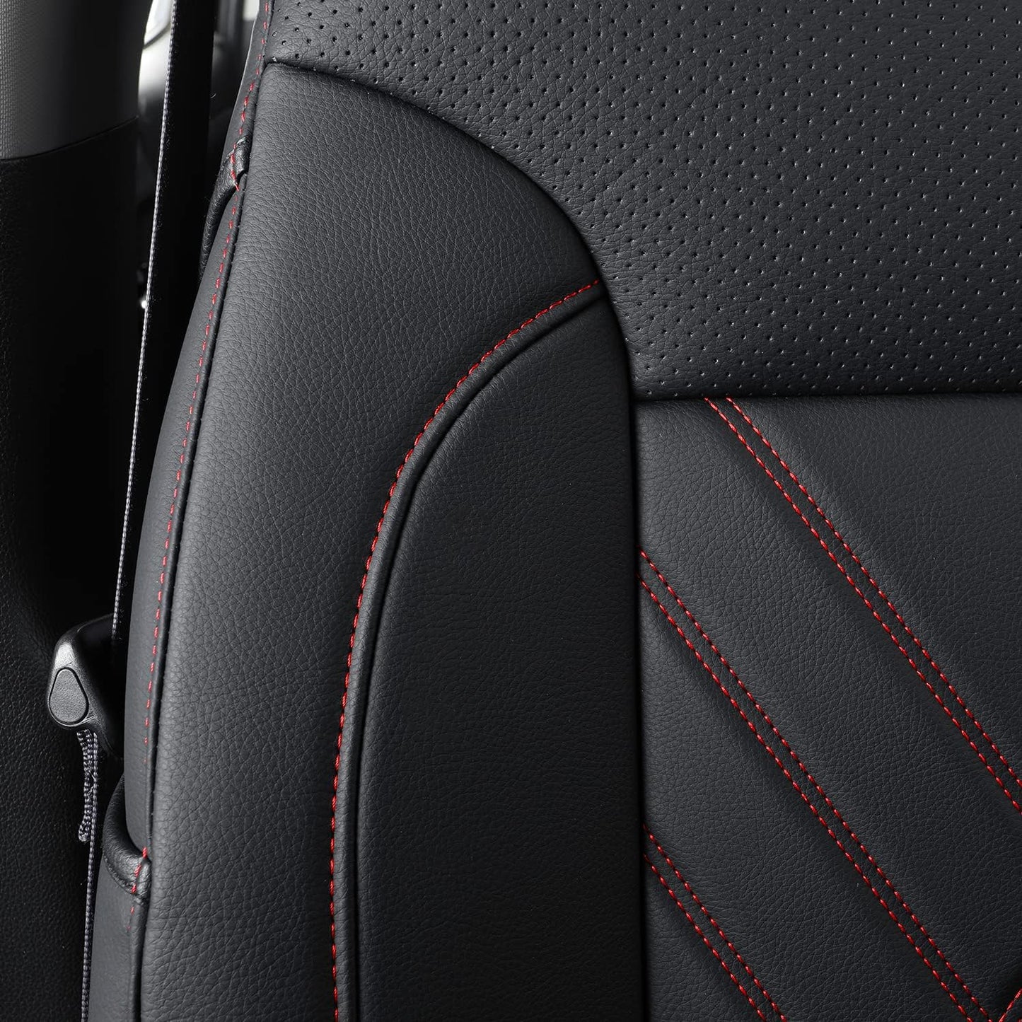 Chevy Sliverado Leather truck Seat  Covers 2014-2018 For1500&2500&3500HD Custom-made all-enveloped, all-season, waterproof leather