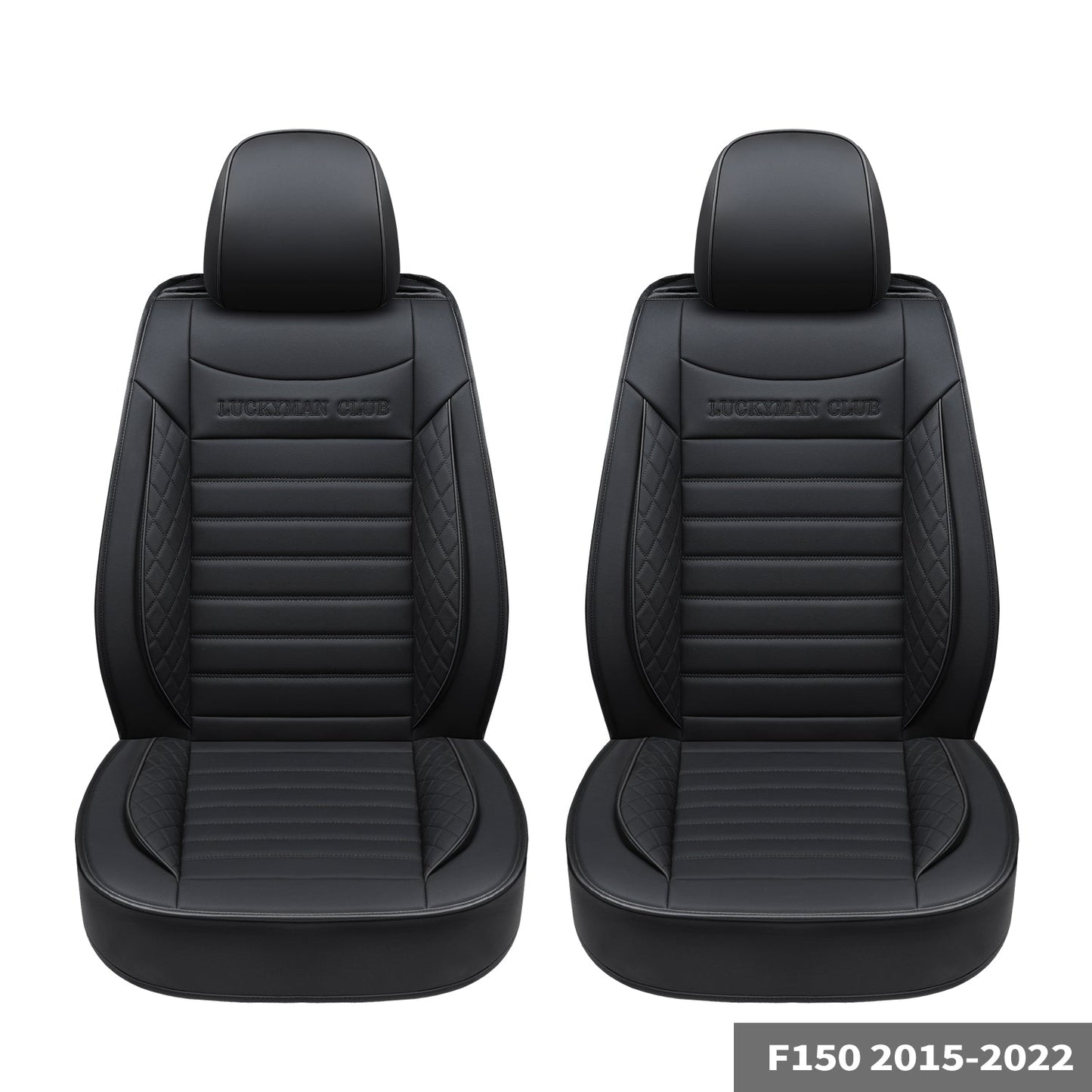 F150 Seat Covers Full Set with Waterproof Leather, Automotive Vehicle Cushion Cover for Cars SUV Pick-up Truck Fit for 2009 to 2024 Ford F150 Carhartt and 2017 to 2023 F250 F350 F450