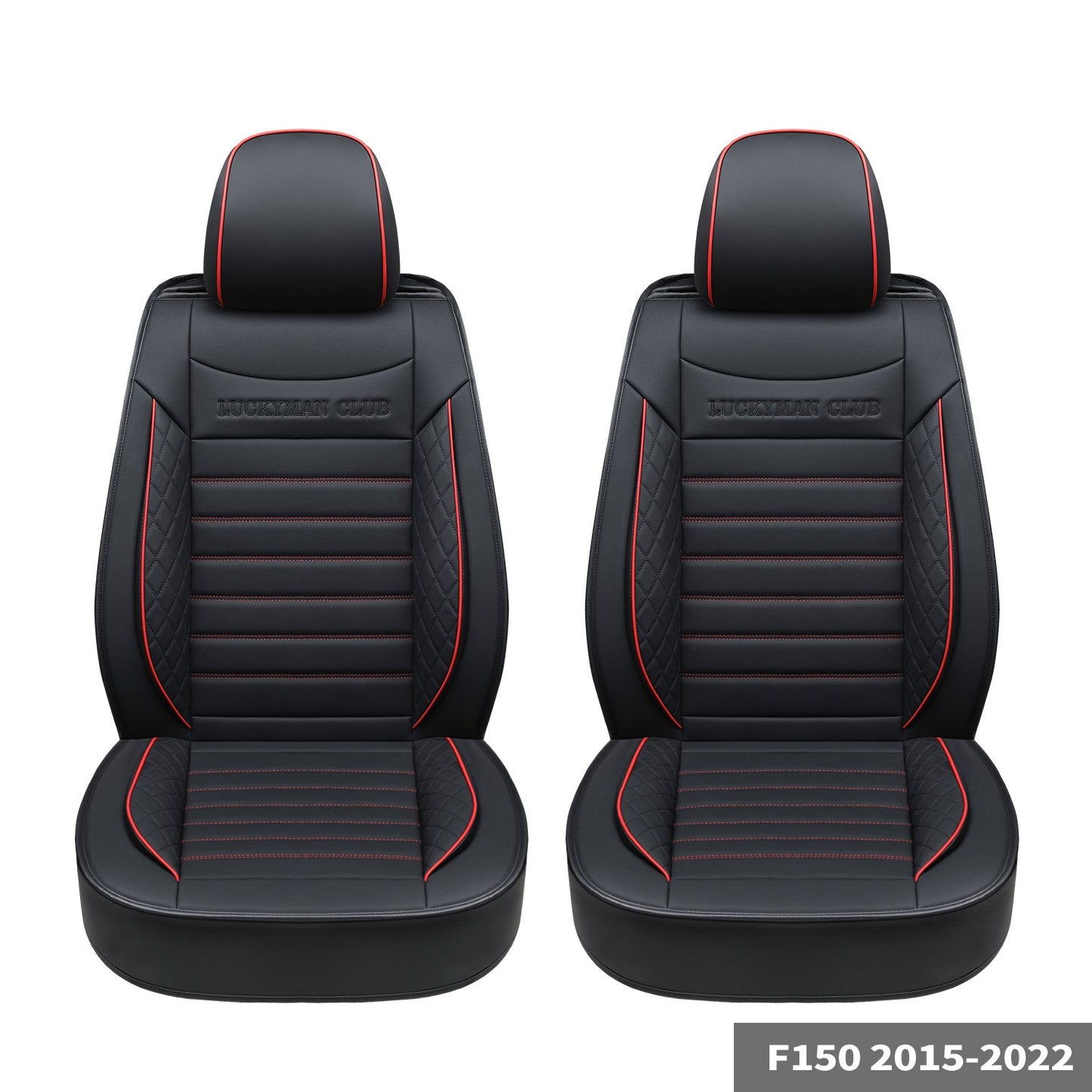 F150 Seat Covers Full Set with Waterproof Leather, Automotive Vehicle Cushion Cover for Cars SUV Pick-up Truck Fit for 2009 to 2024 Ford F150 Carhartt and 2017 to 2023 F250 F350 F450