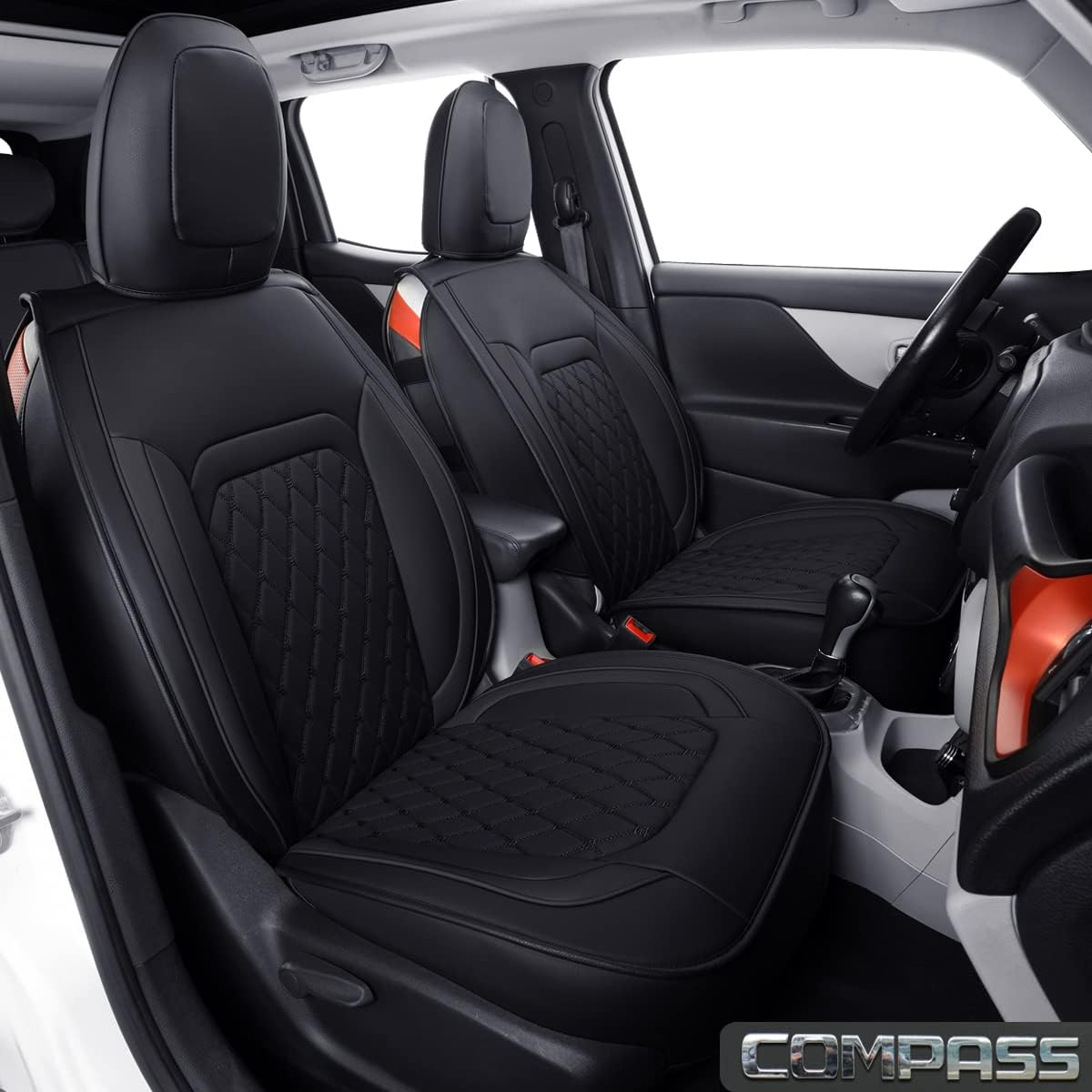 Renegade Seat Covers fit for 2015-2023 Renegade and 2017-2023 Compass with Water Proof Faux Leather