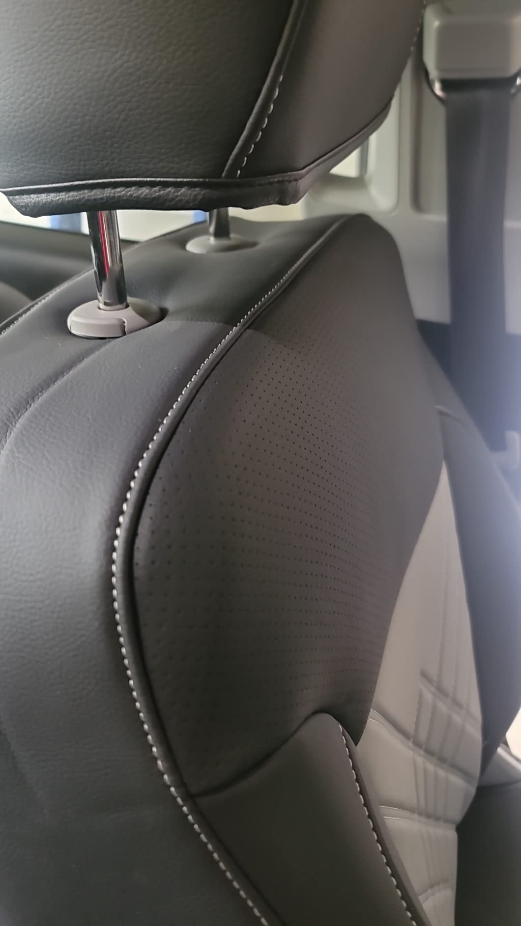 Chevy Sliverado Leather truck Seat  Covers 2014-2018 For1500&2500&3500HD Custom-made all-enveloped, all-season, waterproof leather