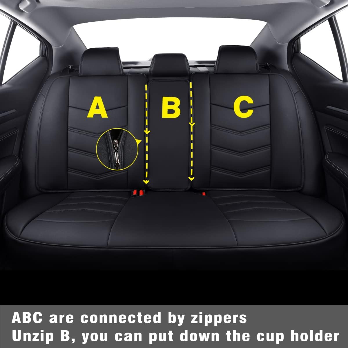 Altima Seat Covers, fit for 2013-2023 Altima with Water Proof Faux Leather