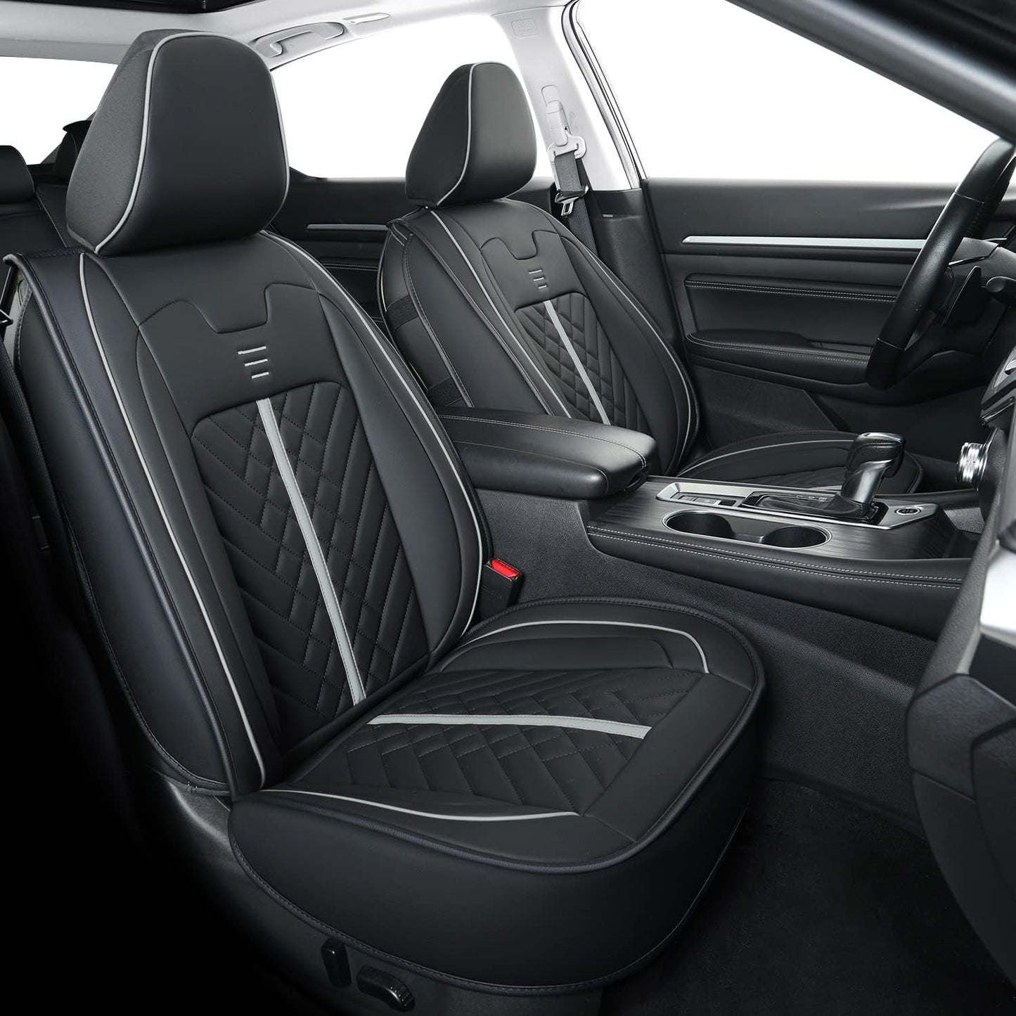 Altima Seat Covers, fit for 2013-2024 Nissan Altima S SR SV SL Platinum Sedan with Water Proof Faux Leather