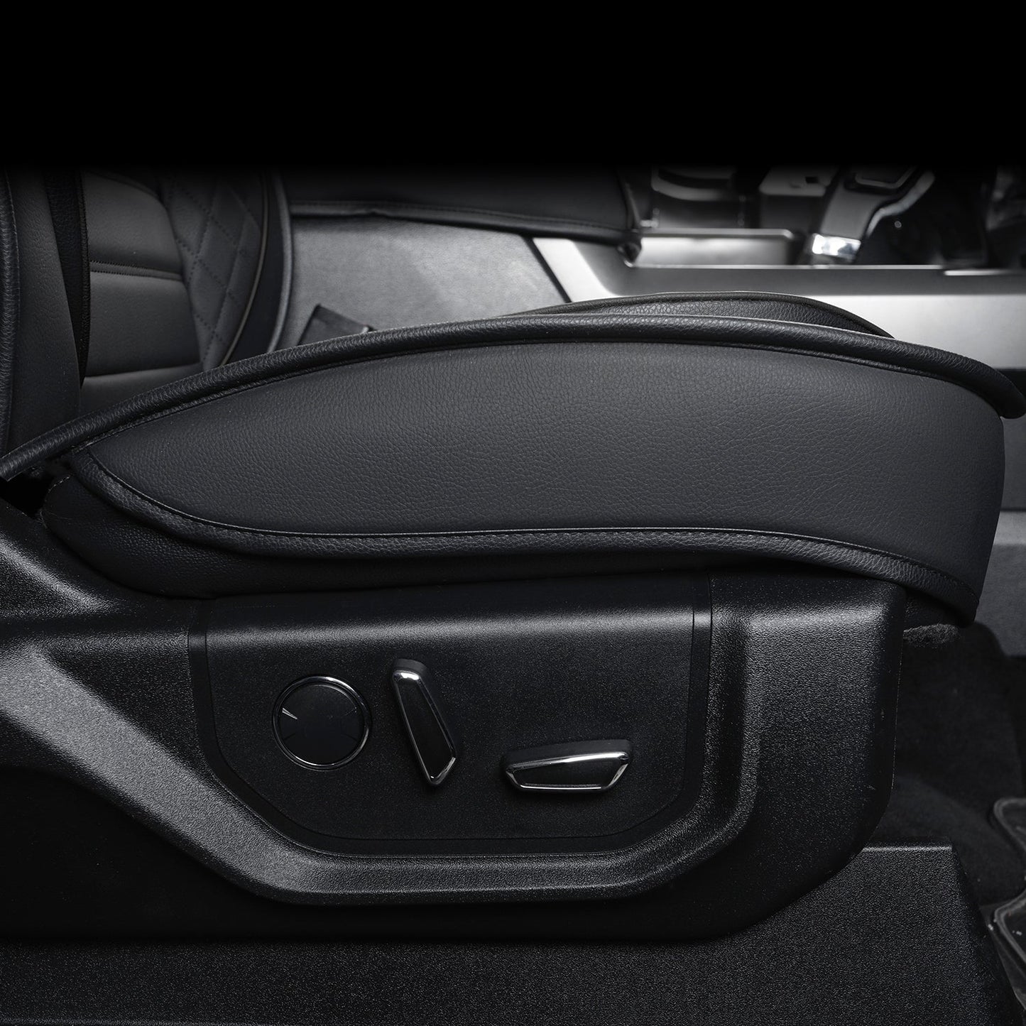 F150 Seat Covers Full Set with Waterproof Leather, Automotive Vehicle Cushion Cover for Cars SUV Pick-up Truck Fit for 2009 to 2024 Ford F150 Carhartt and 2017 to 2023 F250 F350 F450