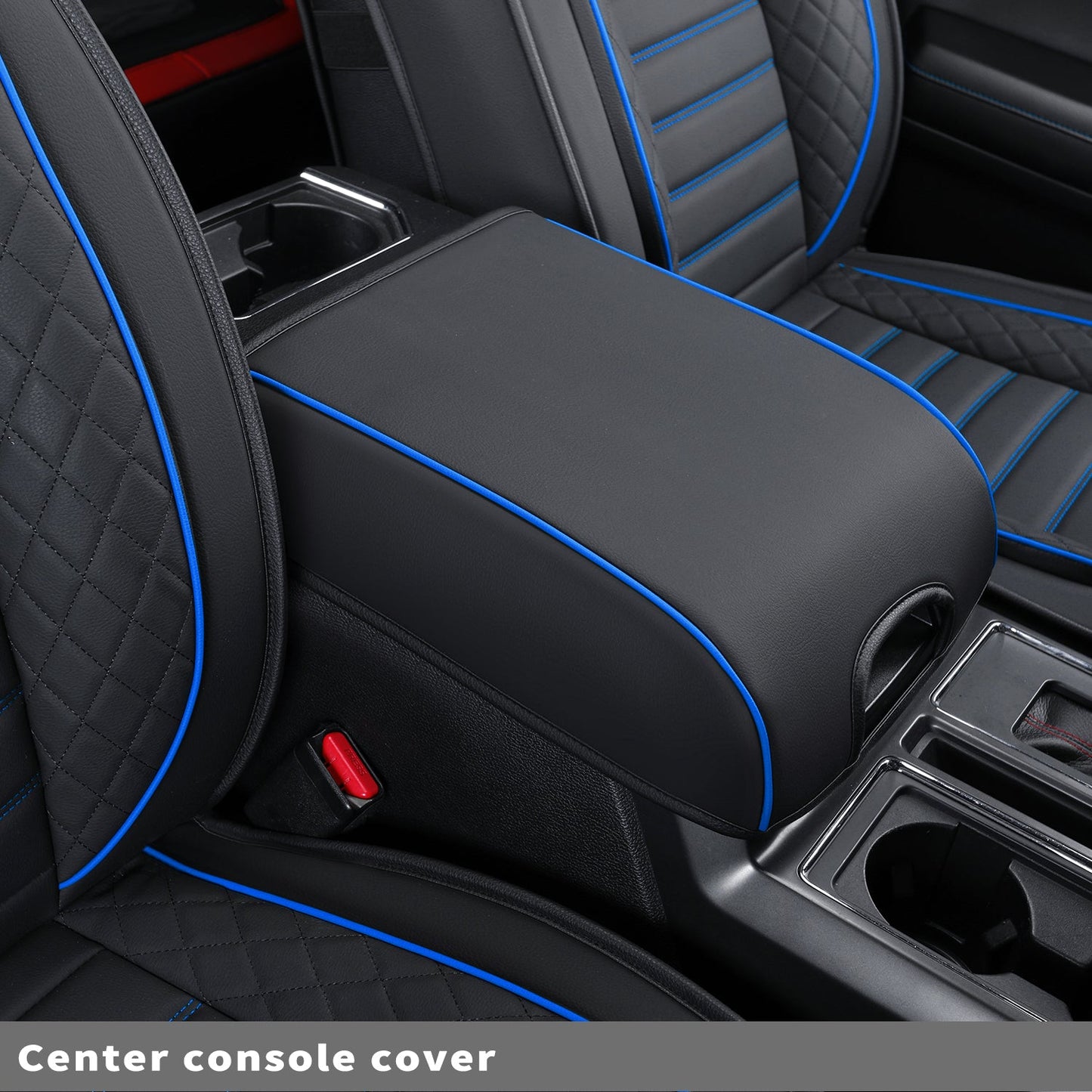 F150 Seat Covers Full Set with Waterproof Leather, Automotive Vehicle Cushion Cover for Cars SUV Pick-up Truck Fit for 2009 to 2024 Ford F150 Carhartt and 2017 to 2023 F250 F350 F450