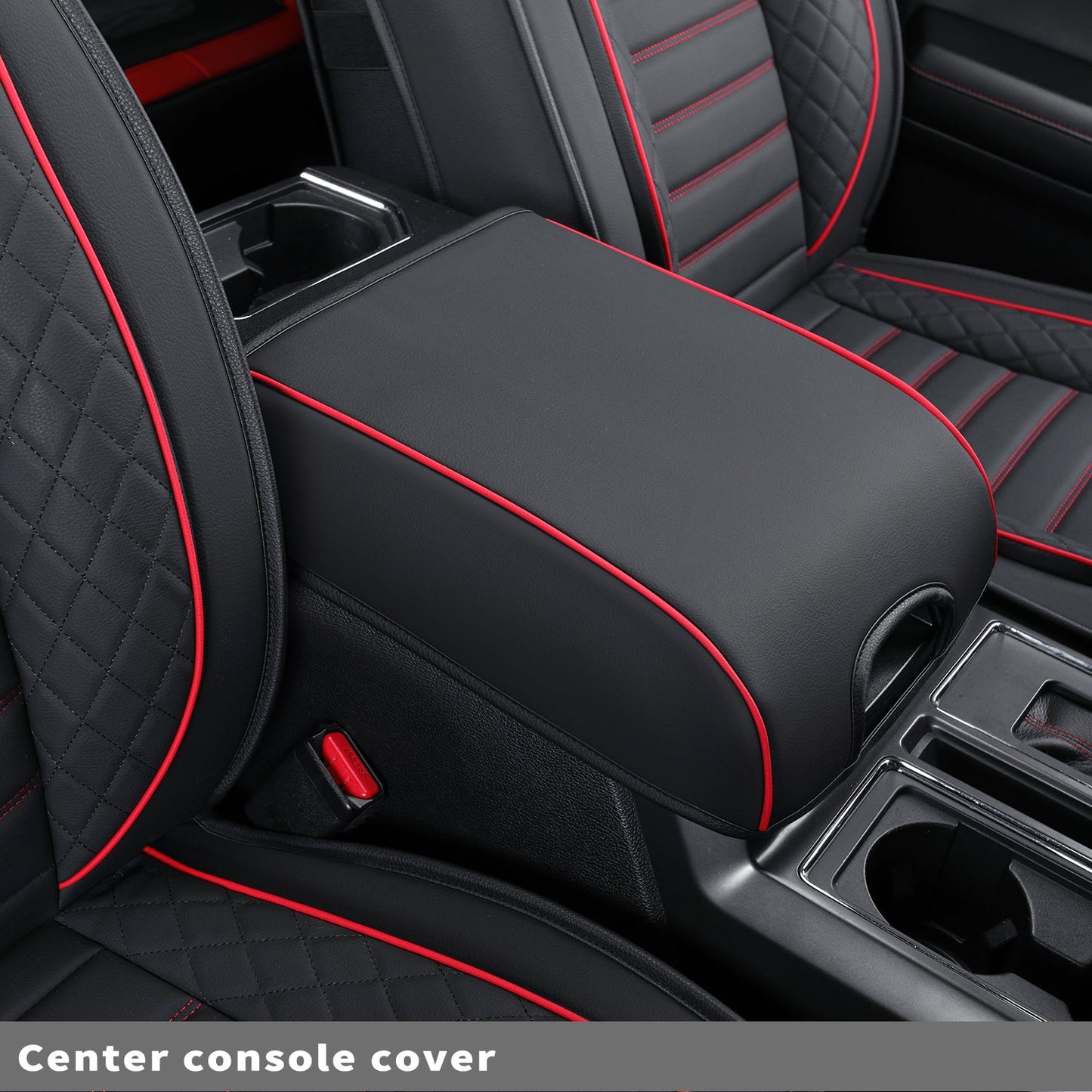 F150 Seat Covers Full Set with Waterproof Leather, Automotive Vehicle Cushion Cover for Cars SUV Pick-up Truck Fit for 2009 to 2024 Ford F150 Carhartt and 2017 to 2023 F250 F350 F450
