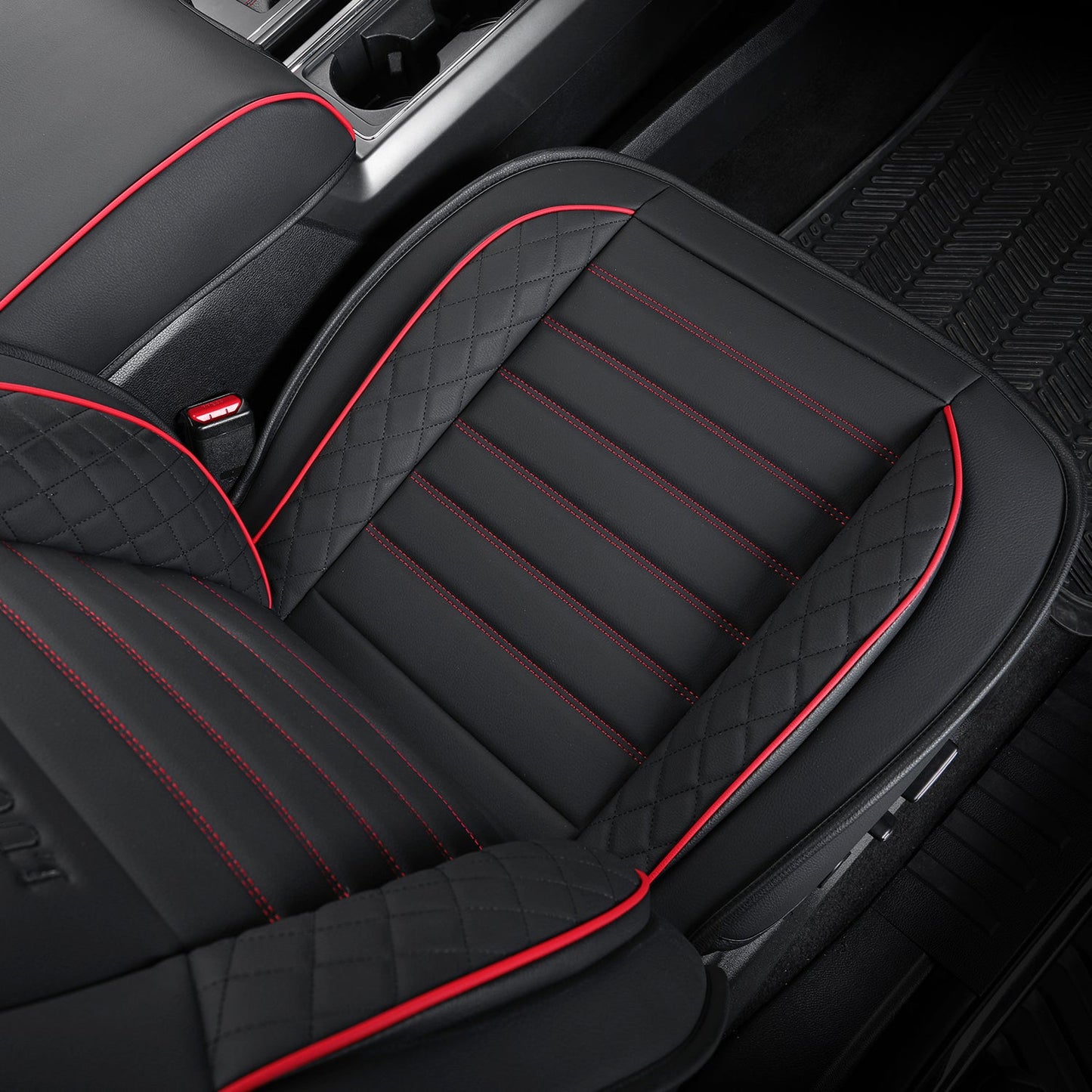 F150 Seat Covers Full Set with Waterproof Leather, Automotive Vehicle Cushion Cover for Cars SUV Pick-up Truck Fit for 2009 to 2024 Ford F150 Carhartt and 2017 to 2023 F250 F350 F450