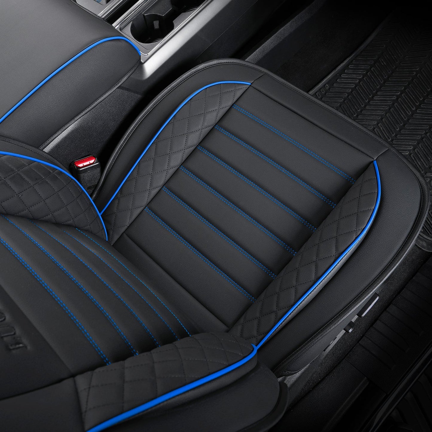 F150 Seat Covers Full Set with Waterproof Leather, Automotive Vehicle Cushion Cover for Cars SUV Pick-up Truck Fit for 2009 to 2024 Ford F150 Carhartt and 2017 to 2023 F250 F350 F450