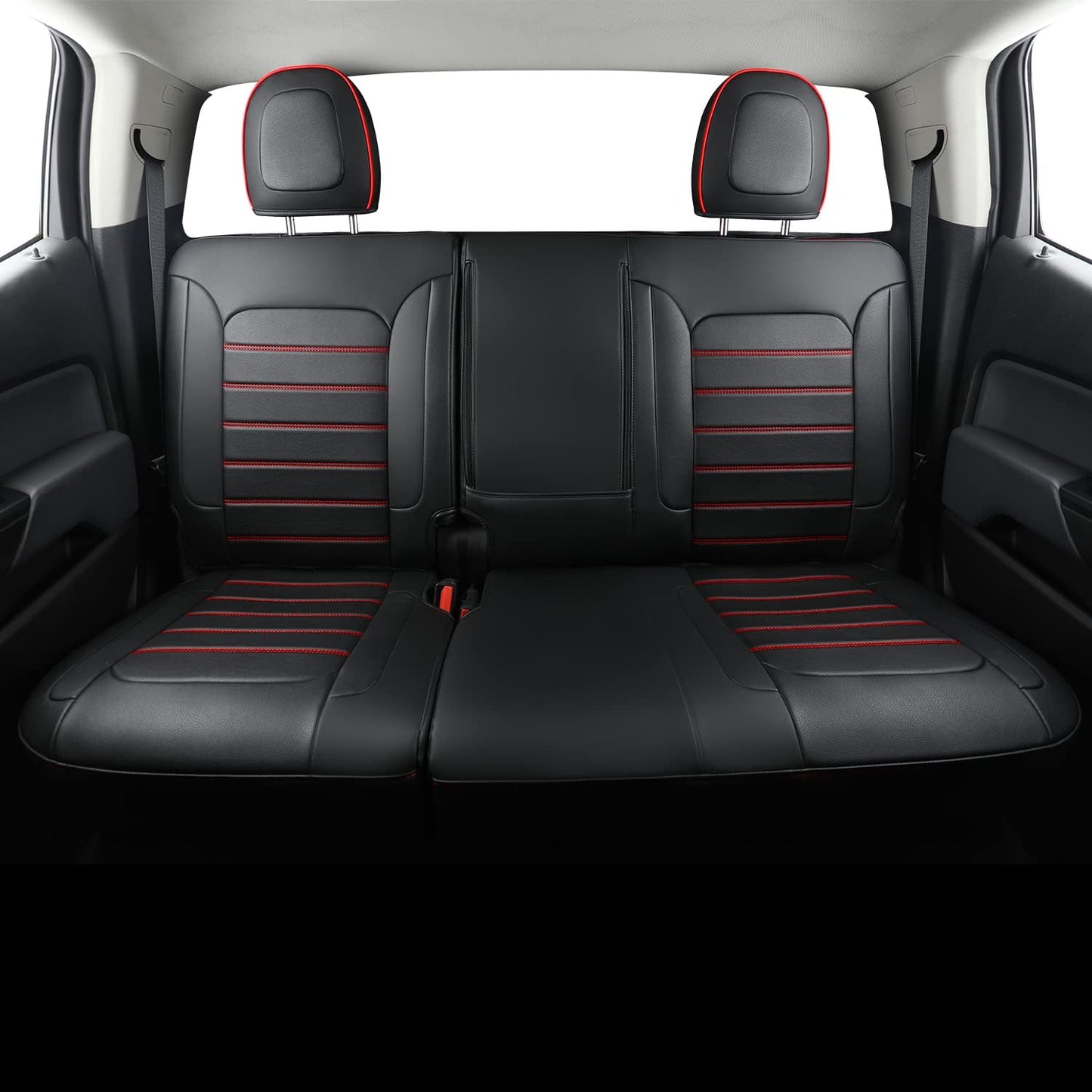 Colorado Seat Covers suitable for Chevrolet 2015-2022 Colorado cab Z71 LT ZR2 work truck and 2015-2024 GMC Canyon fully enclosed seat cover with waterproof faux leather