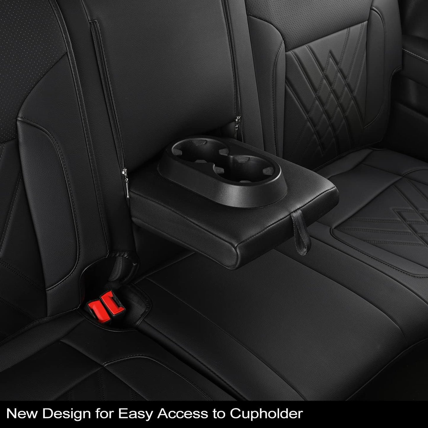 Chevy Sliverado Leather truck Seat  Covers 2014-2018 For1500&2500&3500HD Custom-made all-enveloped, all-season, waterproof leather