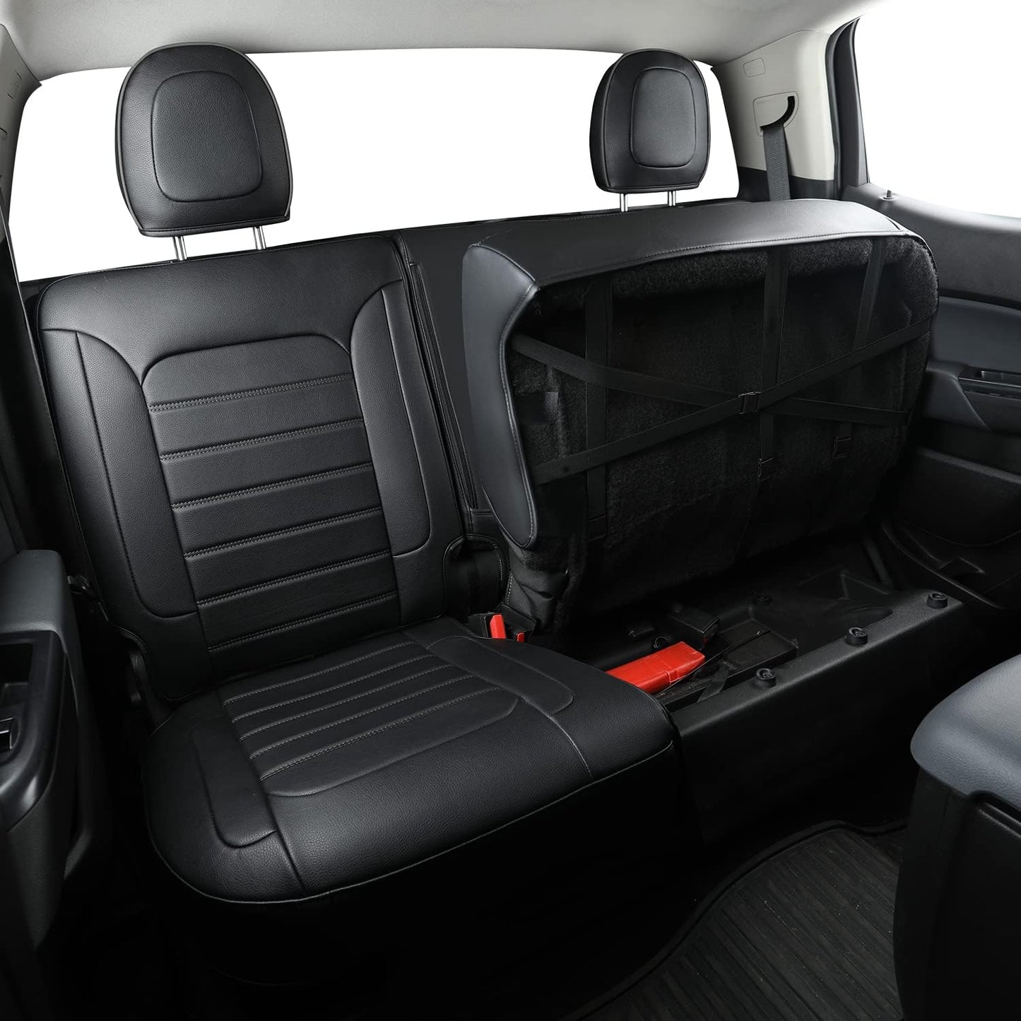 Colorado Seat Covers suitable for Chevrolet 2015-2022 Colorado cab Z71 LT ZR2 work truck and 2015-2024 GMC Canyon fully enclosed seat cover with waterproof faux leather